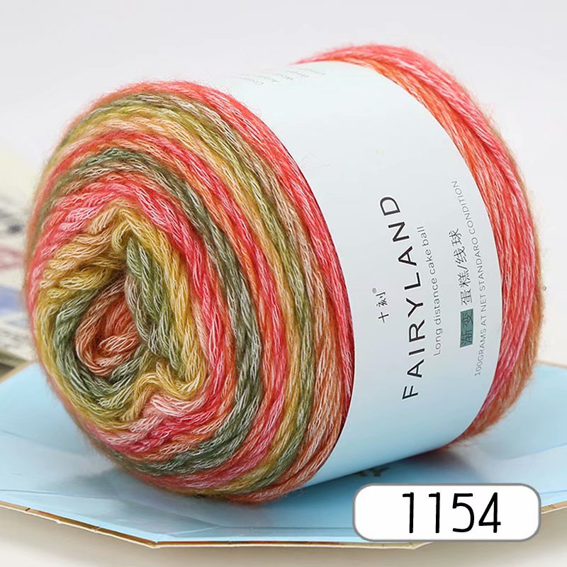 Regenbogen Wolle